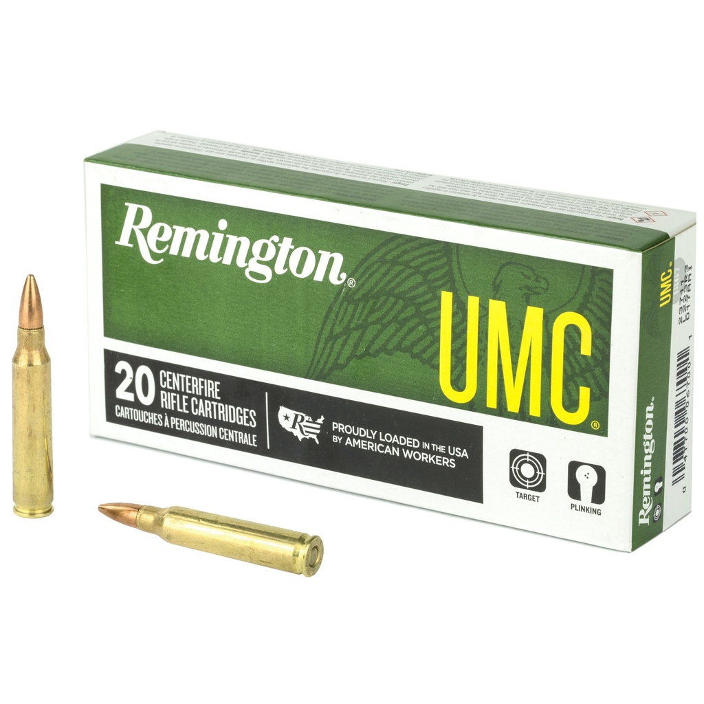 REM UMC 223REM 55GR FMJ 20/200