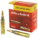 S&B 338LAPUA 250GR SIERRA HPBT 10/BX