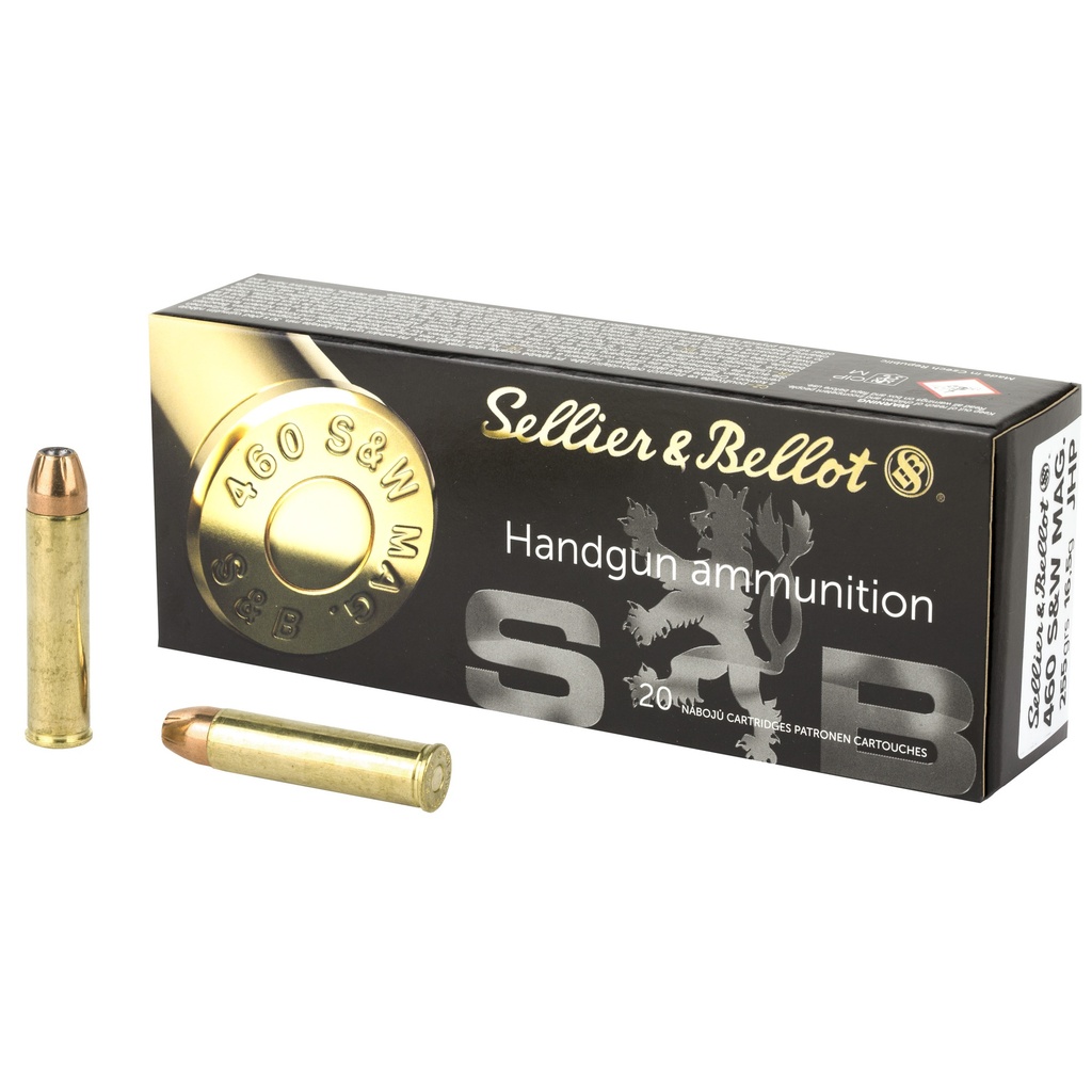 S&B 460SW 255GR JHP 20/240