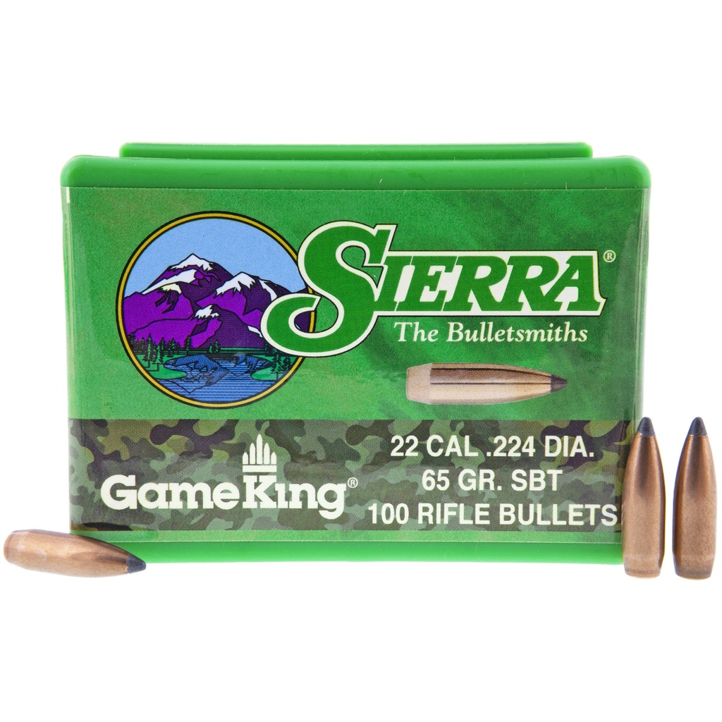 SIERRA GAMEKING .224 65GR 100CT