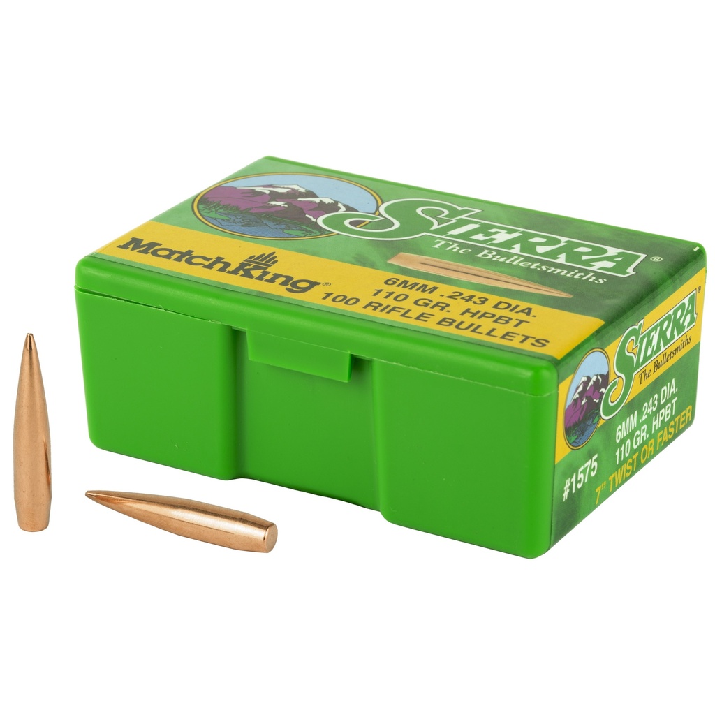 SIERRA MATCHKING .243 110GR 100CT