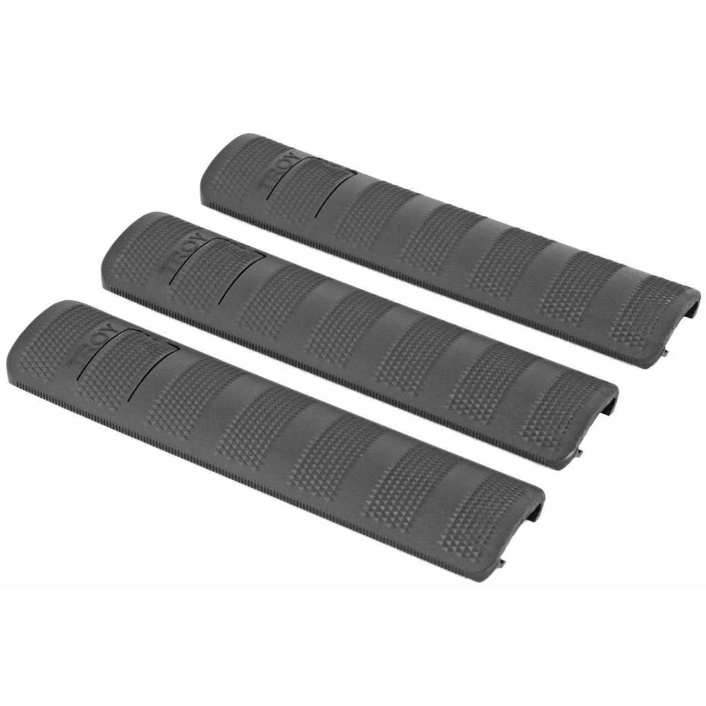 TROY 6.2" BATTLE RAIL COVERS 3PK BLK