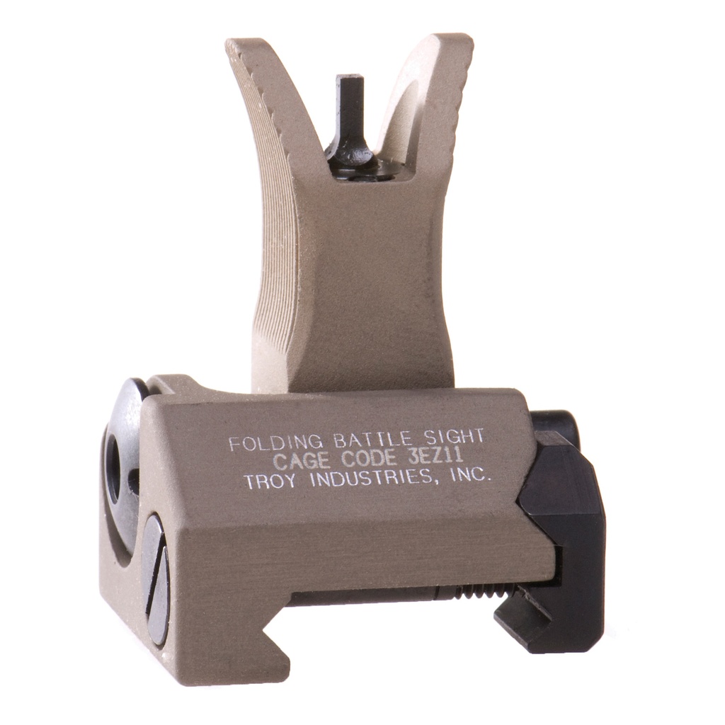 TROY FLDNG M4 FRONT BATTLE SIGHT FDE