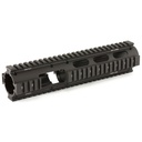 UTG PRO 4/15 CARB QUAD RAIL W/EXT BK