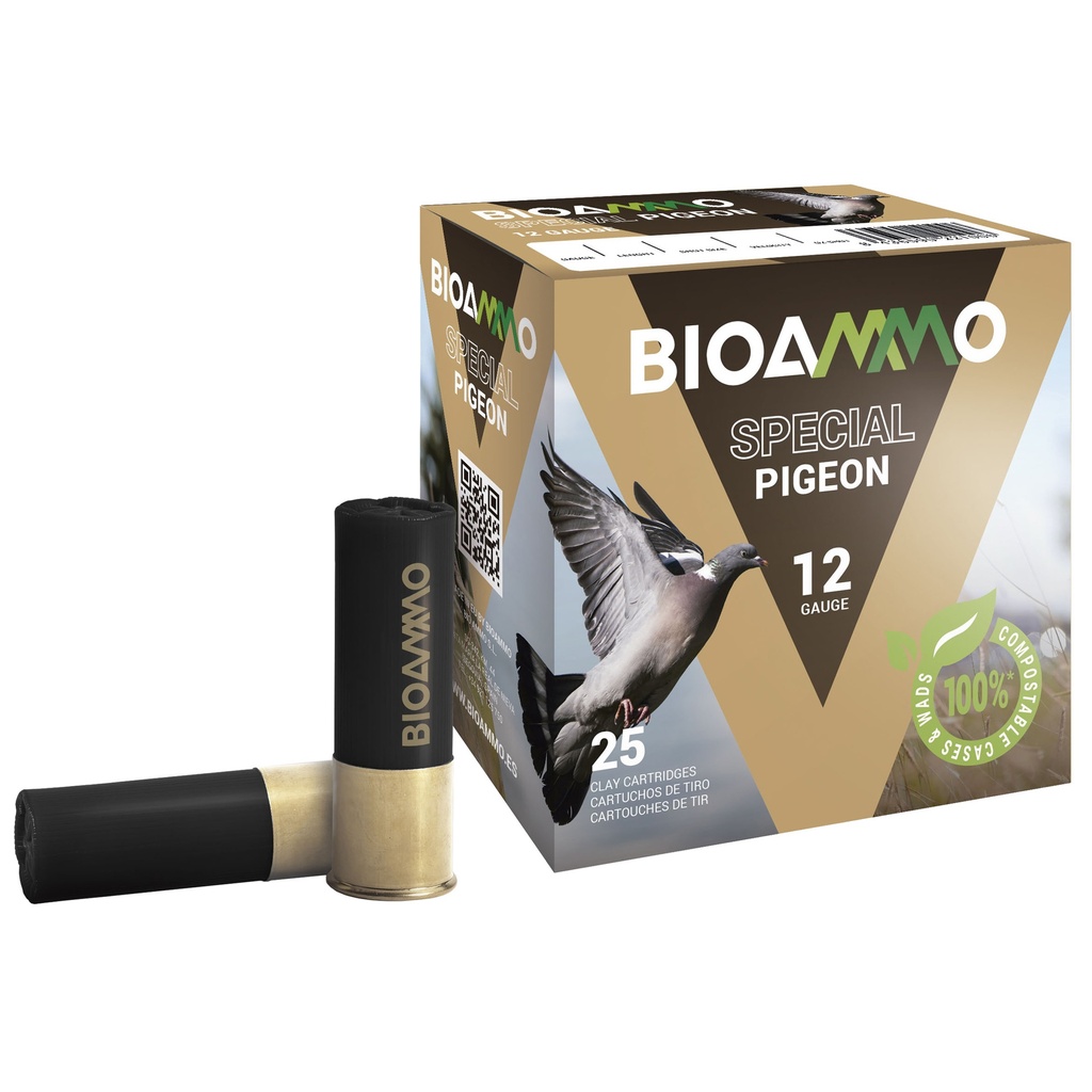 WIN BIOAMMO 12GA 2.75" #8 25/250