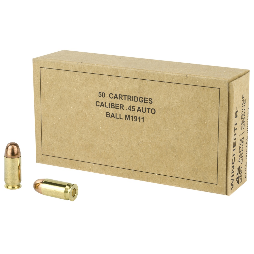 WIN SERVICE GRADE 45ACP 230GR 50/500