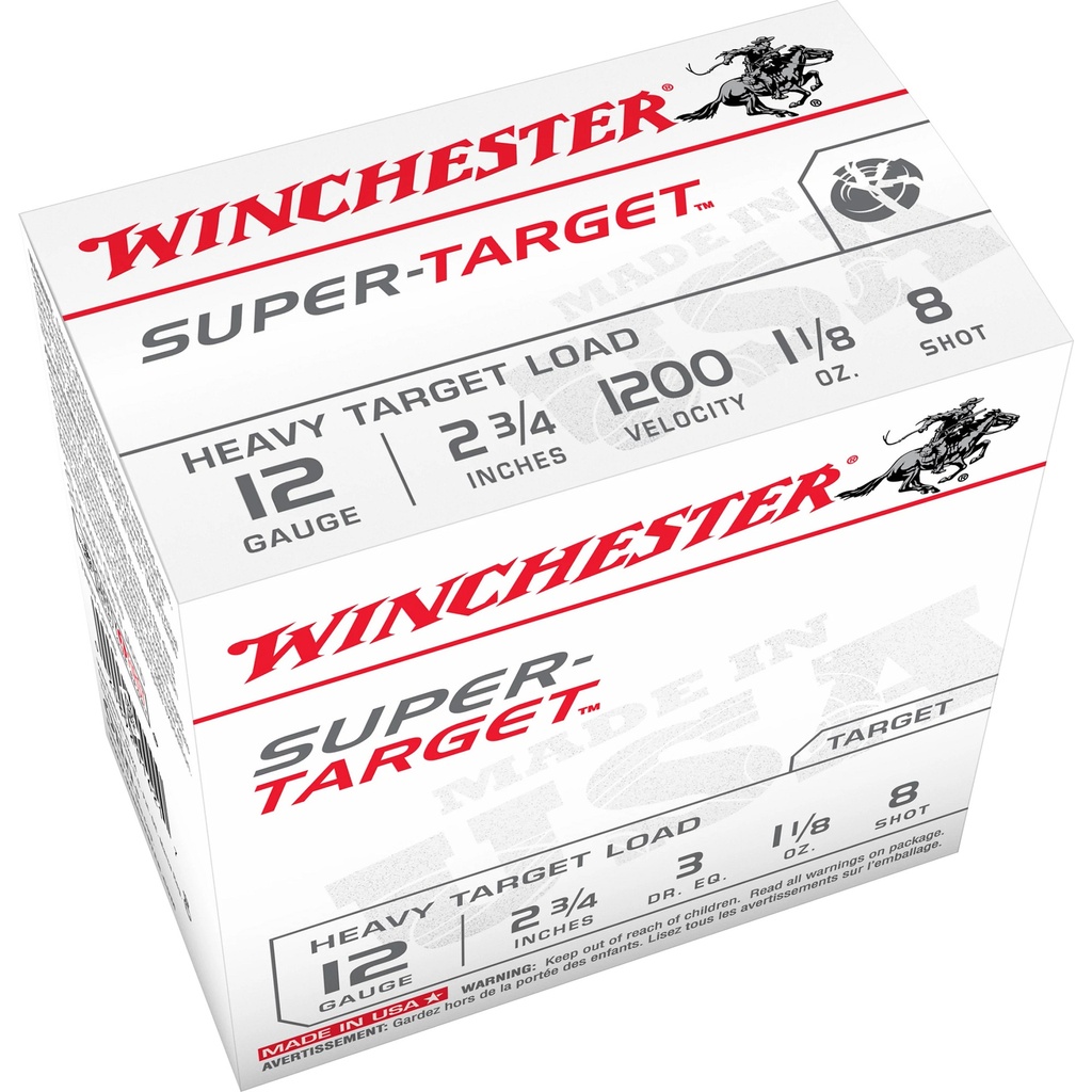 WIN SUPER TARGET #8 1-1/8OZ 25/250