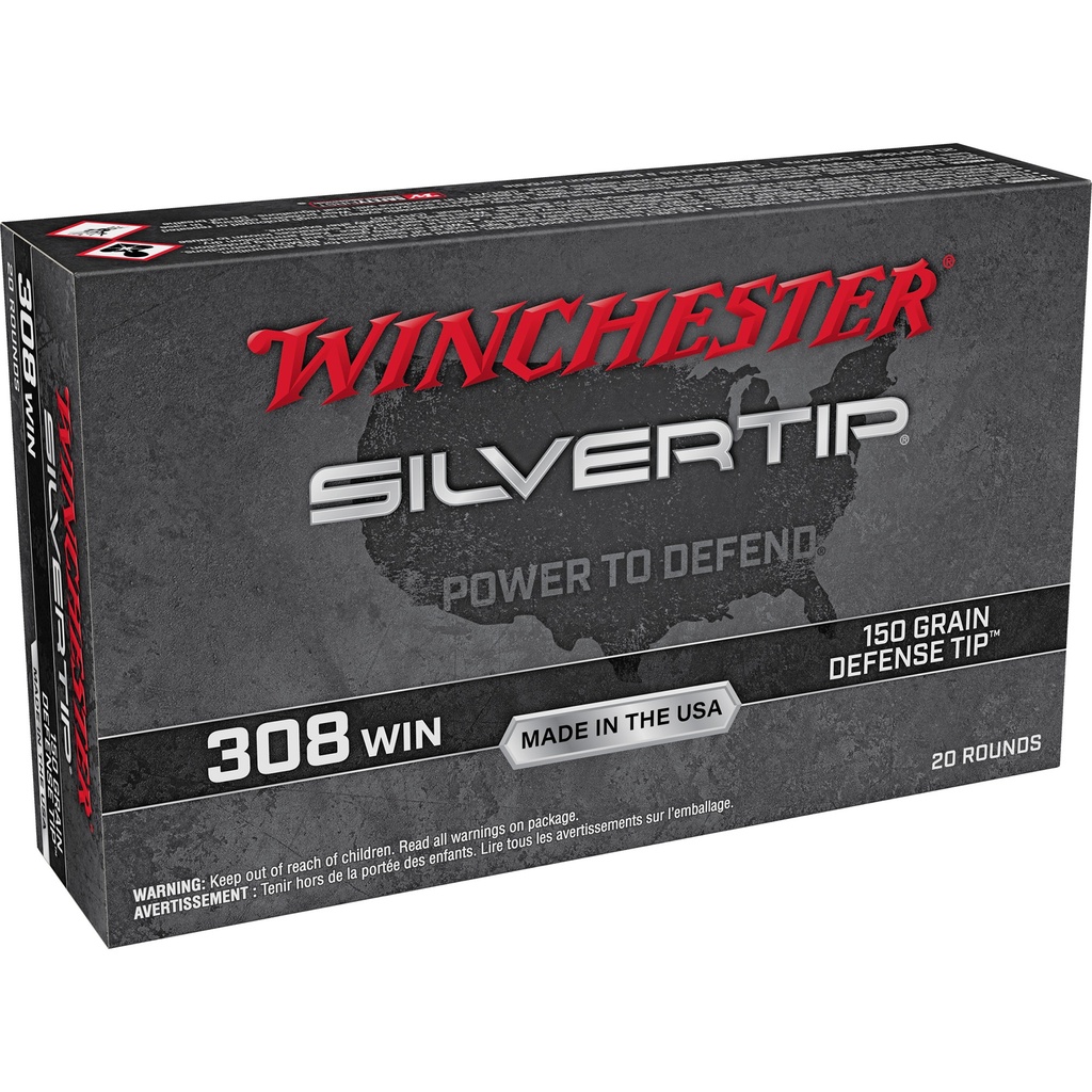 WIN SILVERTIP 308 WIN 150GR 20/200