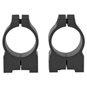 WARNE CZ 527 1" MEDIUM MATTE RINGS