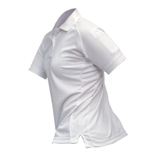 [VTX4010P-WH-LARGE] VERTX COLDBLACK WMN S/S POLO WHT LRG