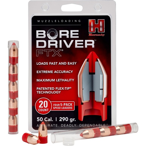 [H67713] HRNDY BOREDRIVER FTX 50CAL 290GR 20