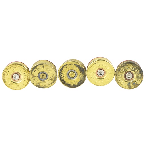 [2MTLSM5-12B] 2 MONKEY 12GA MAGNET BRASS 5PK