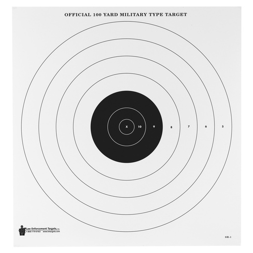 [ACTSR-1-100] ACTION TGT 100YRD MIL BLS EYE 100PK