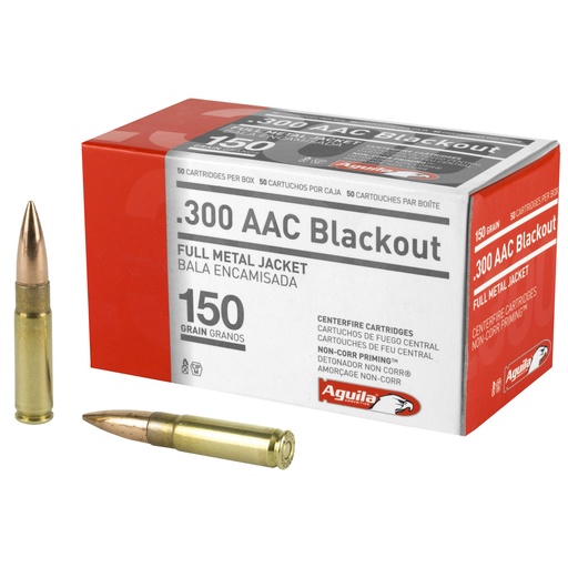 [AGA1E300110] AGUILA 300BLK 150GR FMJ 50/1000