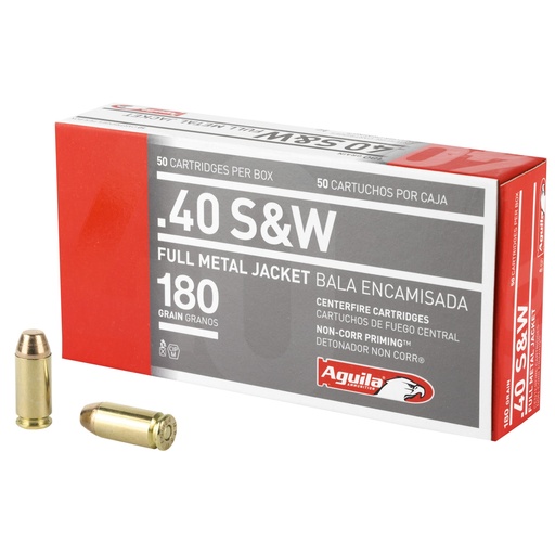 [AGA1E402110] AGUILA 40SW 180GR FMJ 50/1000