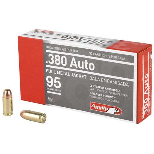 [AGA1E802110] AGUILA 380ACP 95GR FMJ 50/1000