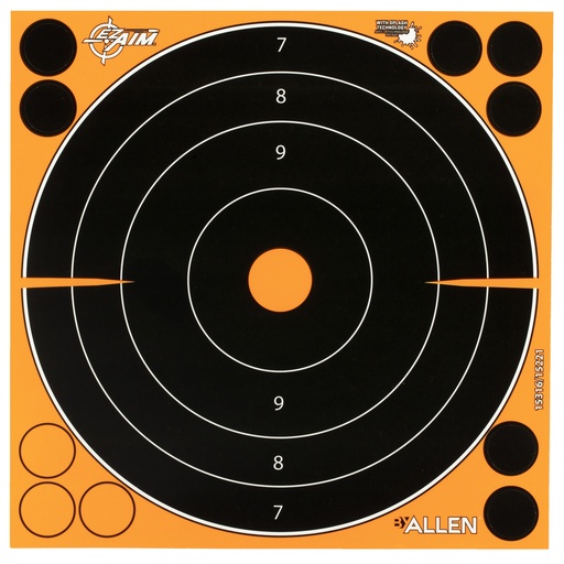 [ALN15221] ALLEN EZ AIM 8"X8" BULLSEYE 30PK