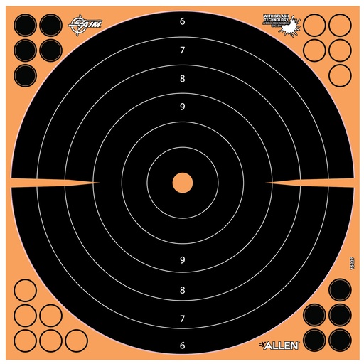 [ALN15227] ALLEN EZ AIM 16"X16" BULLSEYE 5PK