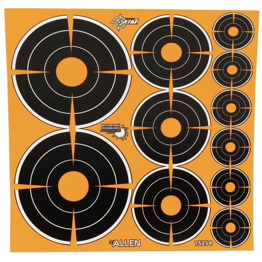 [ALN15254] ALLEN EZ AIM BULLSEYE VARIETY PACK