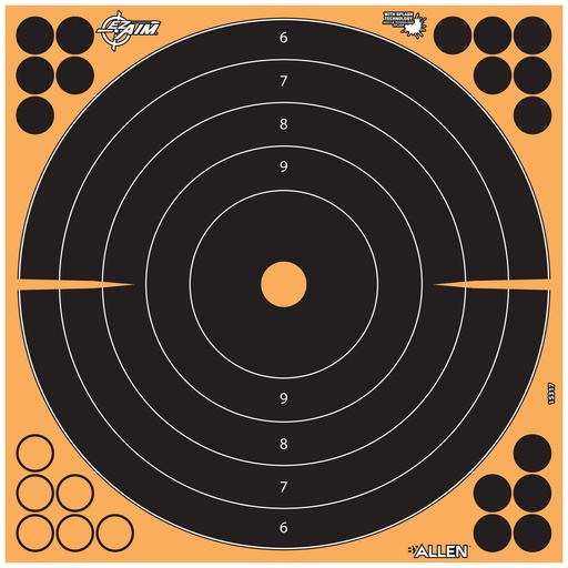 [ALN15317] ALLEN EZ AIM 12" BULLSEYE 5PK