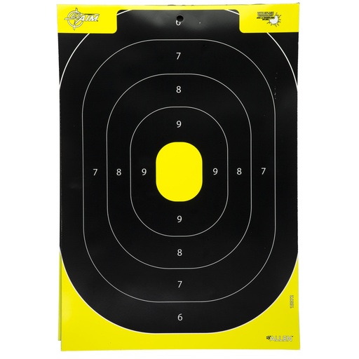 [ALN15372-30] ALLEN EZ AIM 12X18 SILHOUETTE 30PK