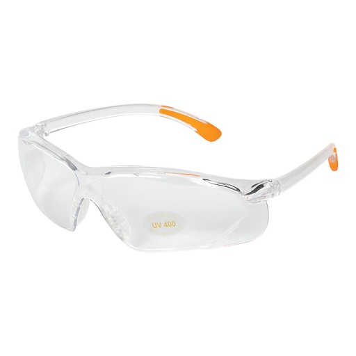 [ALN22753] ALLEN SHOOTING GLASS CLEAR W/ORANGE