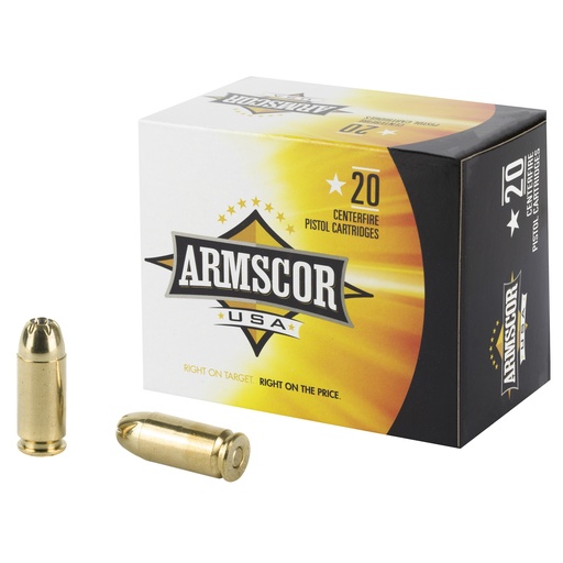 [ARMAC40-3N] ARMSCOR 40S&W 180GR JHP 20/500