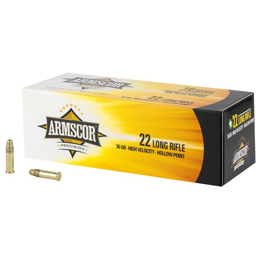 [ARMAC50015PHBX50] ARMSCOR 22LR HVHP 36GR 50/5000