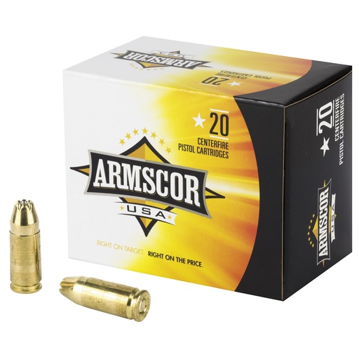 [ARMAC9-7N] ARMSCOR 9MM 124GR JHP 20/500