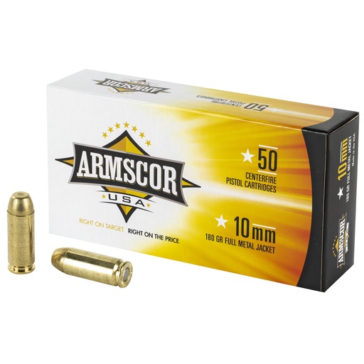 [ARMFAC10-2N] ARMSCOR 10MM 180GR FMJ 50/1000