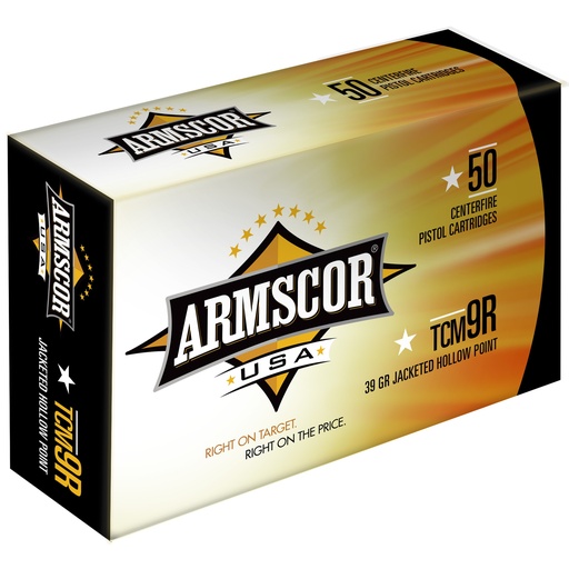 [ARMFAC22TCMNR-1N] ARMSCOR 22TCM9R 39GR JHP 50/1000