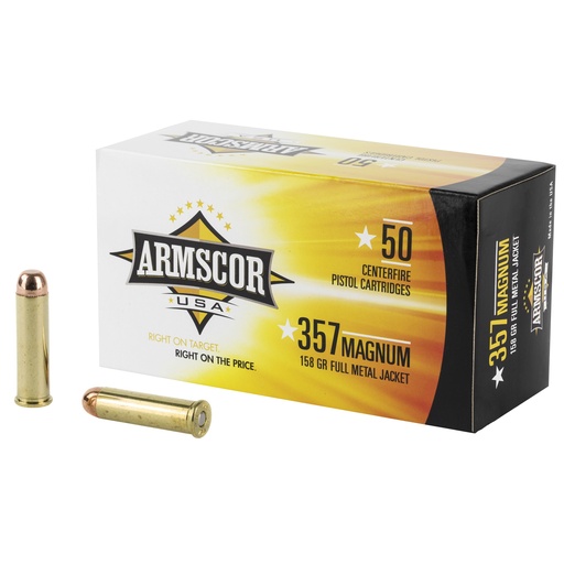 [ARMFAC357-6N] ARMSCOR 357MAG 158GR FMJ 50/1000