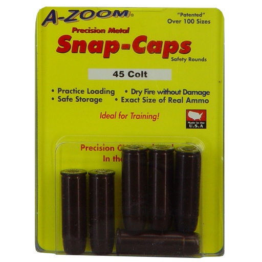 [AZ16124] AZOOM SNAP CAPS 45LC 6/PK