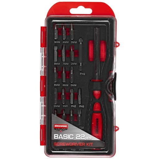 [BCBSDS] B/C BASIC SCREWDRIVER SET 22 PIECE