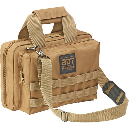 [BDT917T] BULLDOG DLX 2 PISTOL RANGE BAG TAN