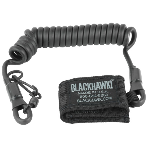 [BH90TPL2BK] BH TACT PSTL LANYARD/SWIVEL BLK