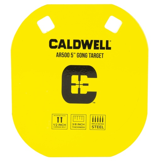 [CAL1116700] CALDWELL AR500 5" YELLOW