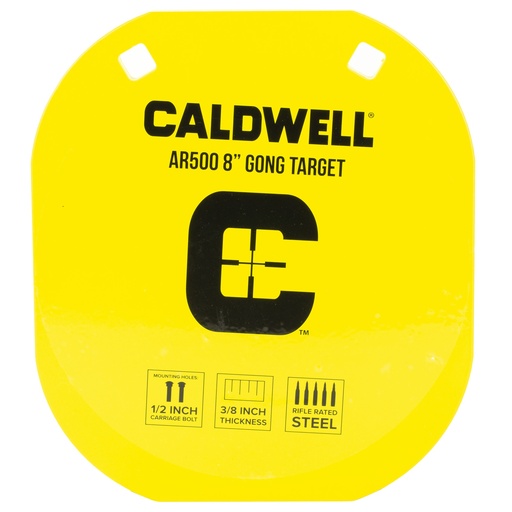 [CAL1116703] CALDWELL AR500 8" YELLOW