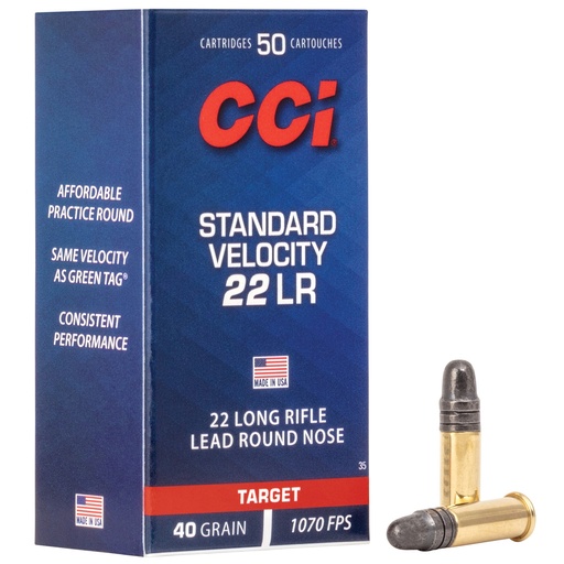 [CCI35] CCI 22LR STANDARD VEL INTL 50/5000