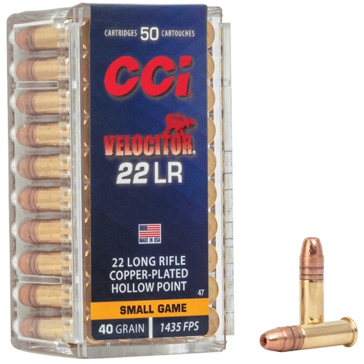 [CCI47] CCI 22LR VELOCITOR 40GR HP 50/5000