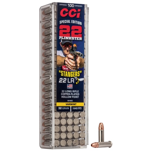 [CCI50100CC] CCI "STANGERS" 22LR 32GR CPHP 100CT