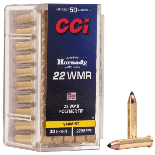 [CCI73] CCI 22WMR 30GR V-MAX 50/2000