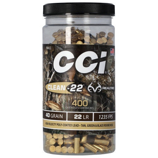 [CCI966CC] CCI 22LR HV TGT CLEAN 40GR 400/3200