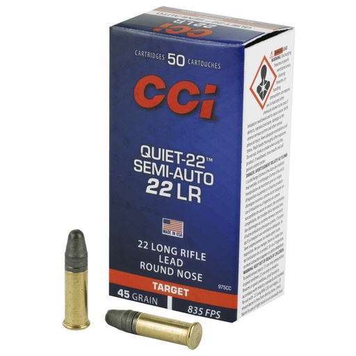 [CCI975CC] CCI 22LR 45GR LRN SA QUIET 50/5000