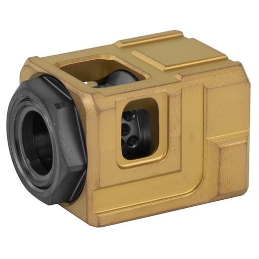 [CGSQUBECOMPGLDBLK] CGS QUBE COMPENSATOR GOLD / BLACK