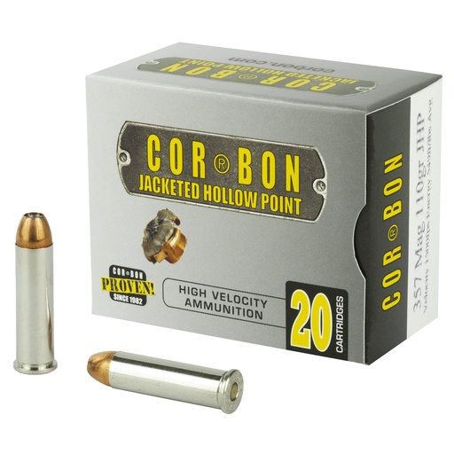 [COR357110] CORBON 357MAG 110GR JHP 20/500