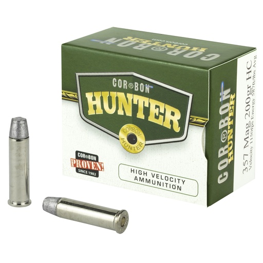 [COR357200HC] CORBON 357MAG 200GR HC HUNT 20/500