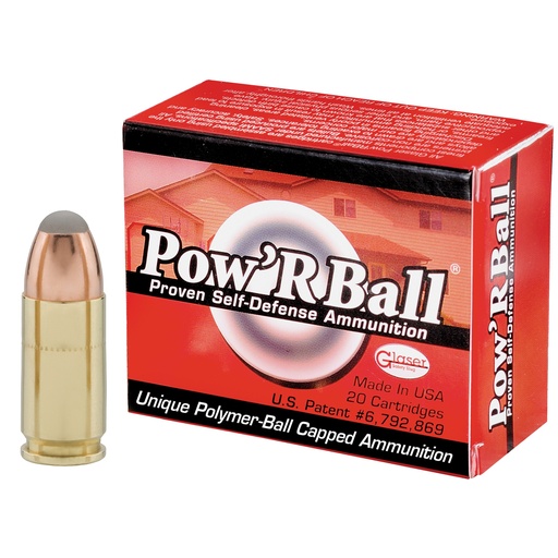 [CORPB9100] CORBON POW'RBALL 9MM+P 100GR 20/500