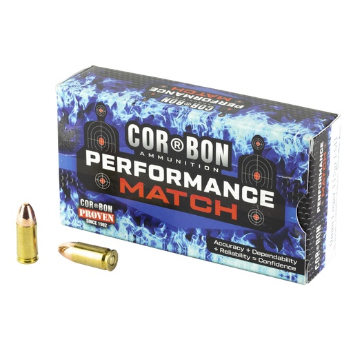 [CORPM09115] CORBON 9MM 115GR FMJ 50/1250