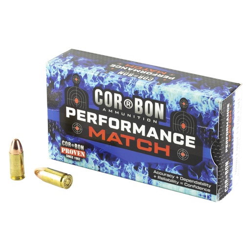 [CORPM09147] CORBON 9MM LUGER 147GR FMJ 50/1250